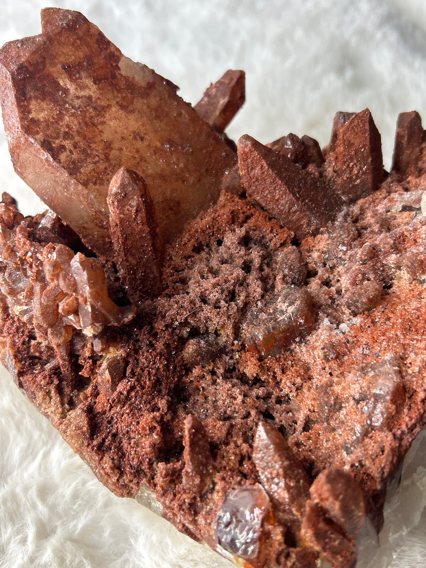XL Statement Hematoid Quartz Cluster