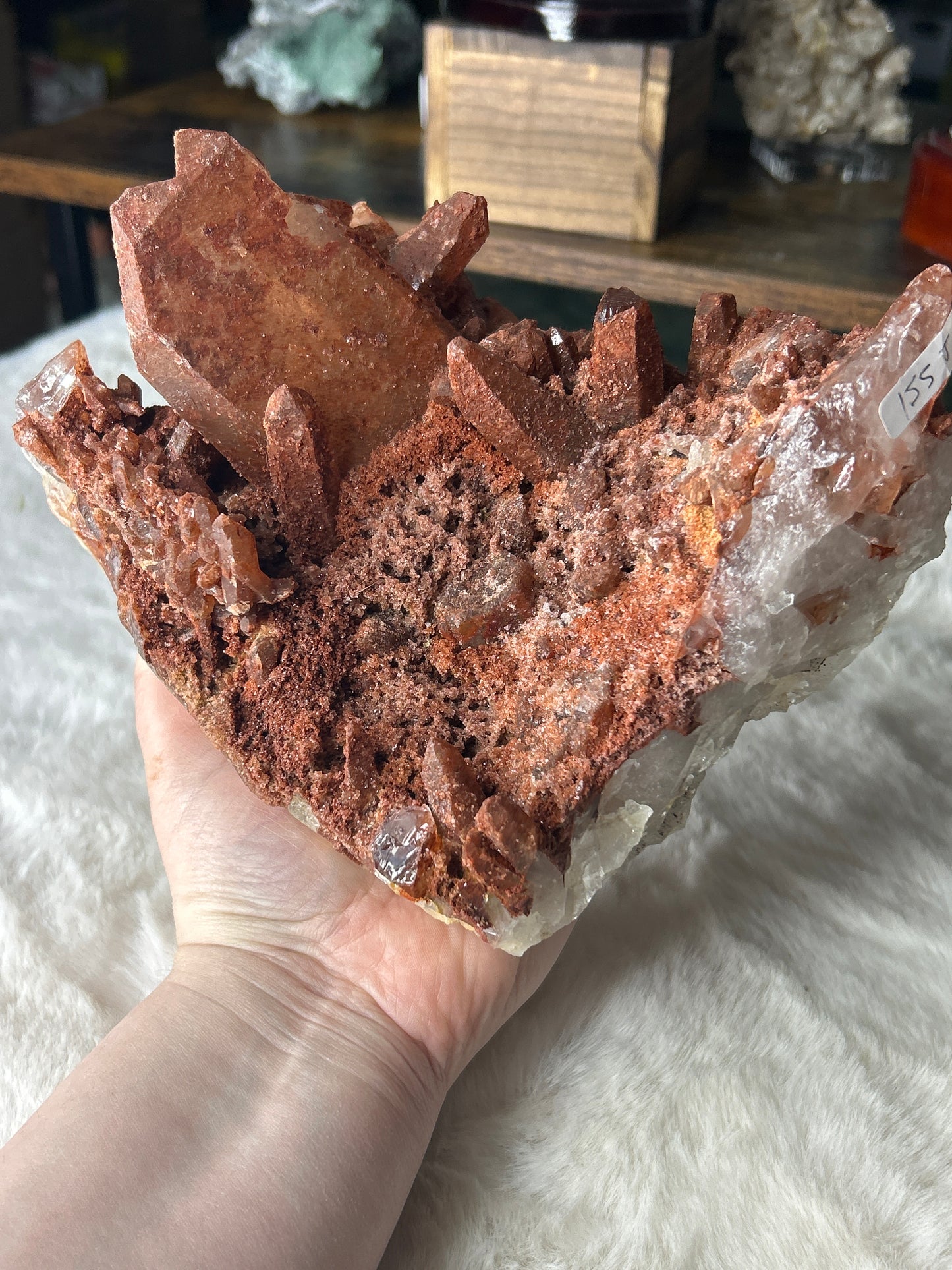 XL Statement Hematoid Quartz Cluster