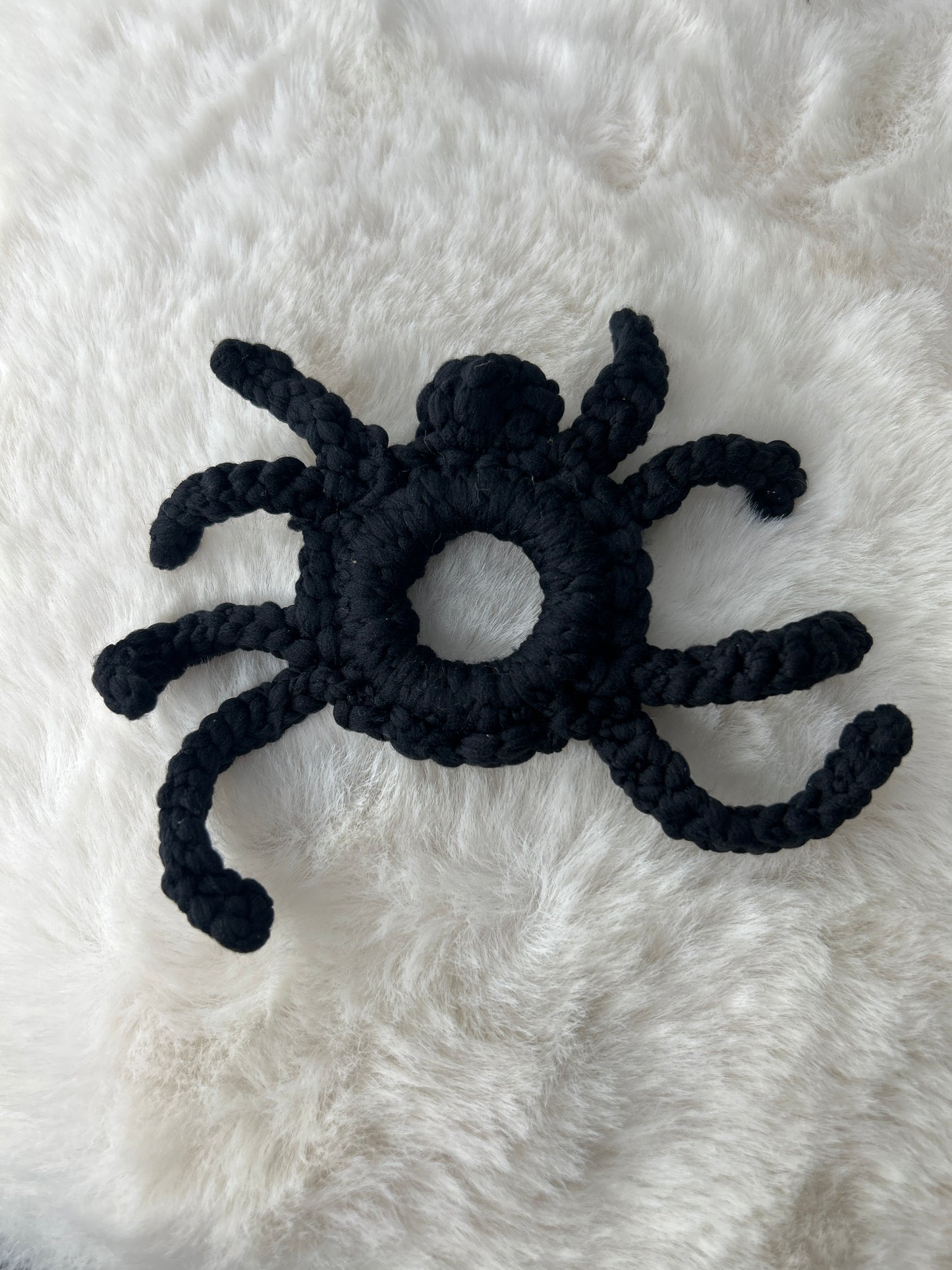 Crochet Spider Sphere Stand