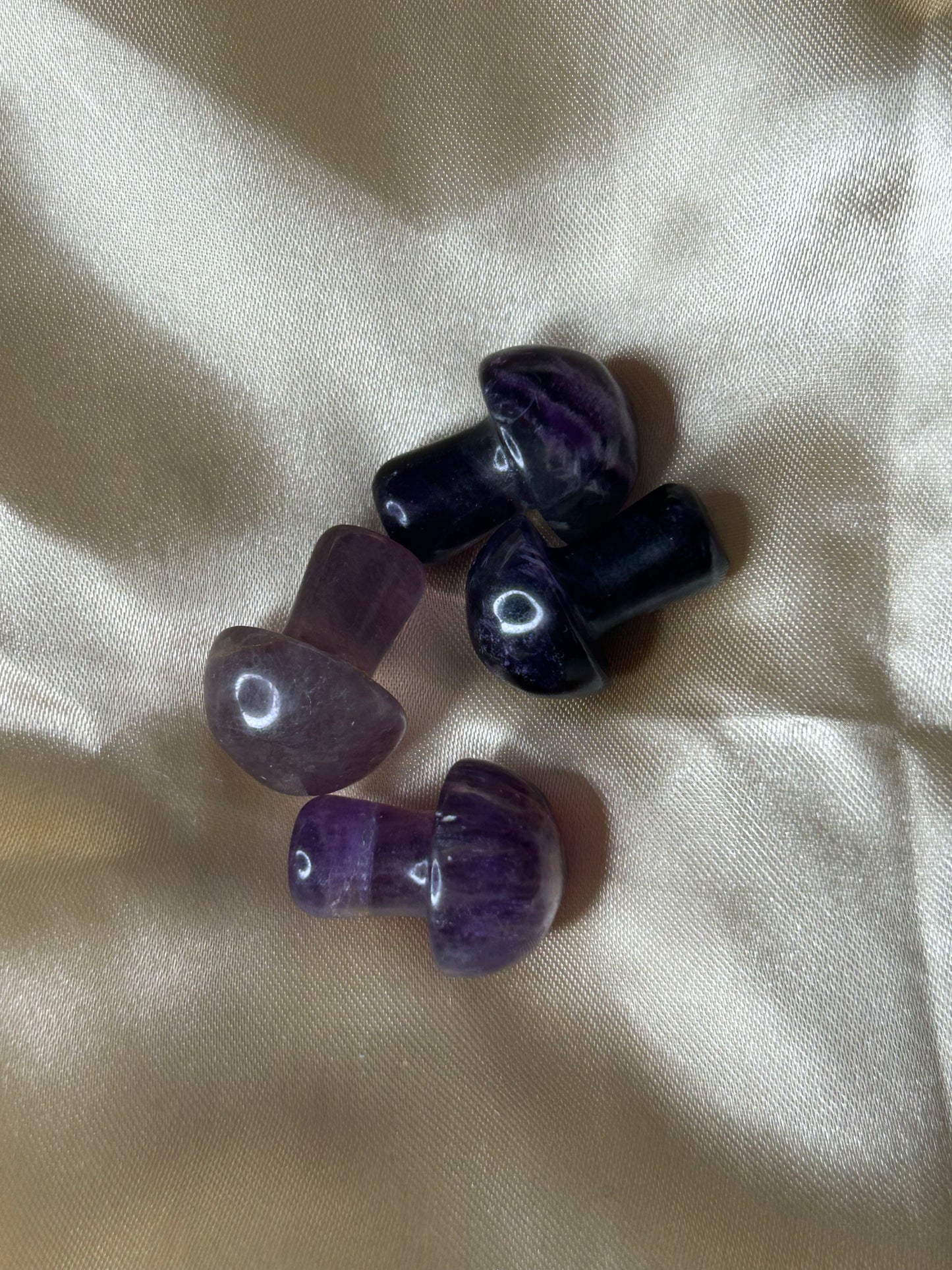 Purple Fluorite Mushroom