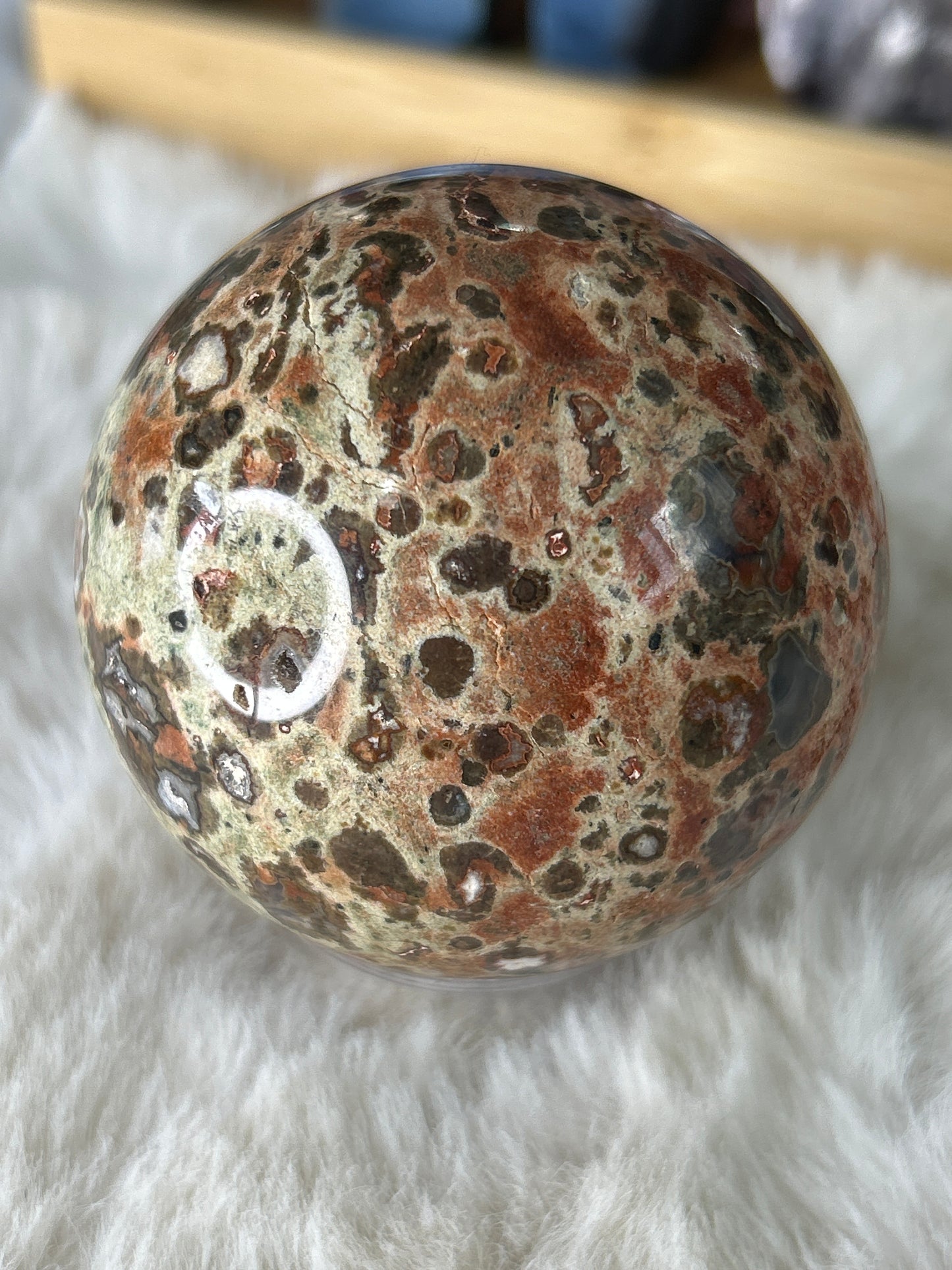 Rainforest Jasper Sphere