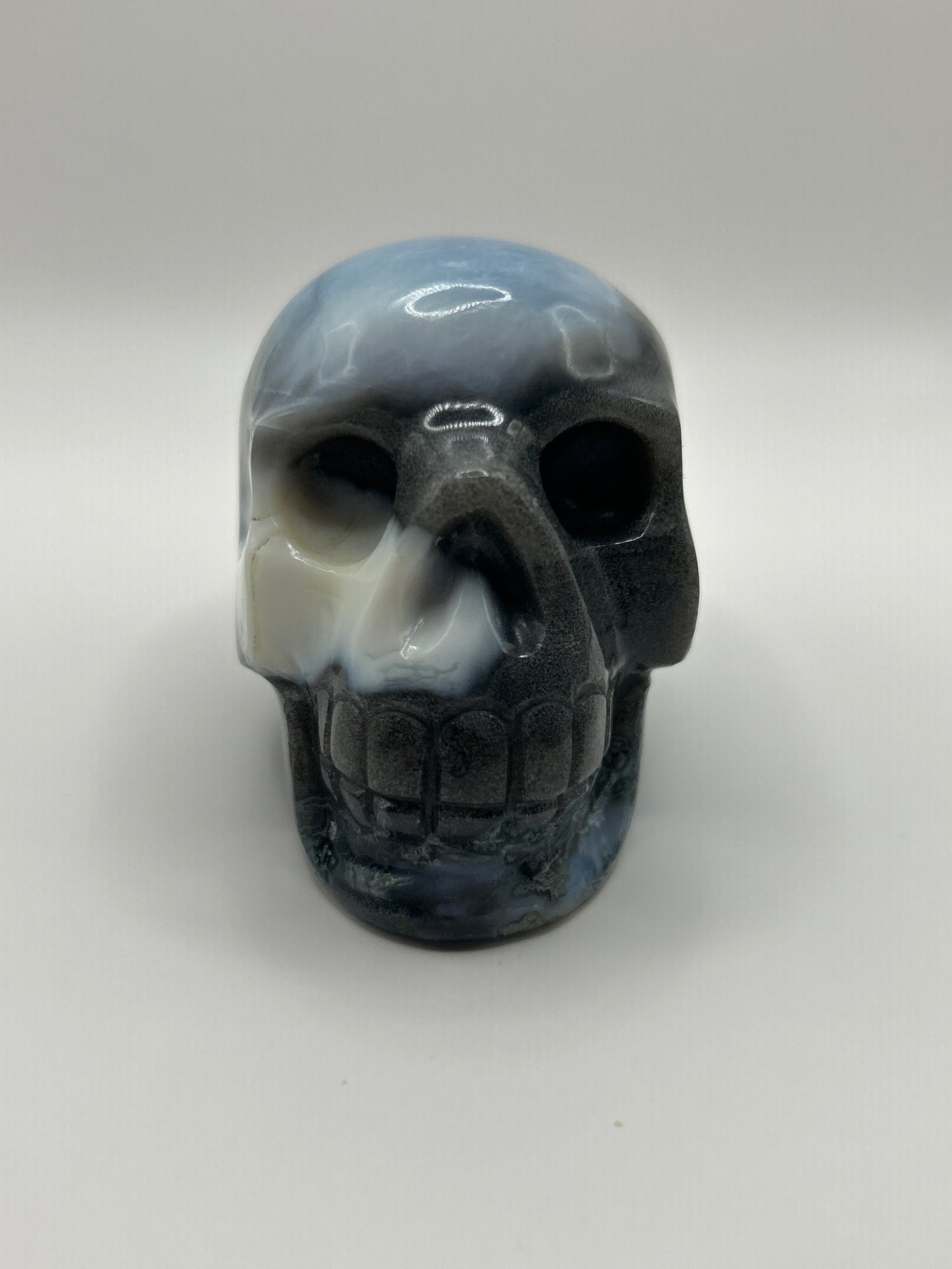 Blue Opal Skull