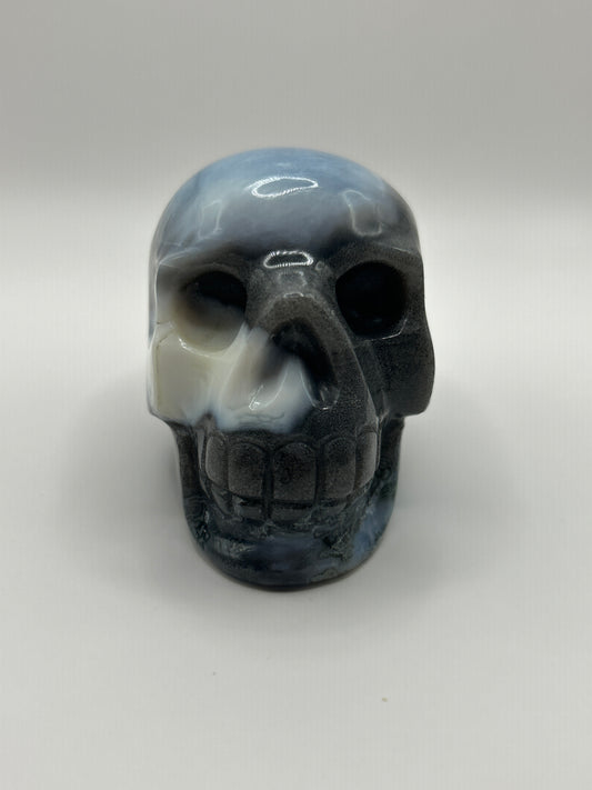 Blue Opal Skull