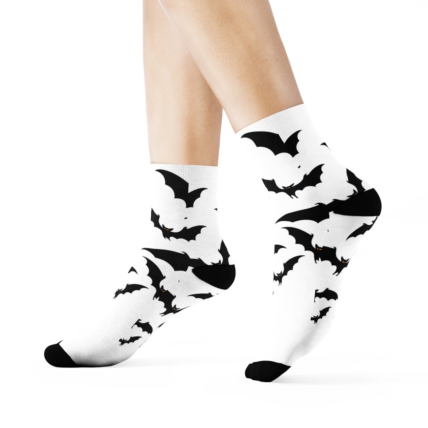 Spooky Bat Crew Socks