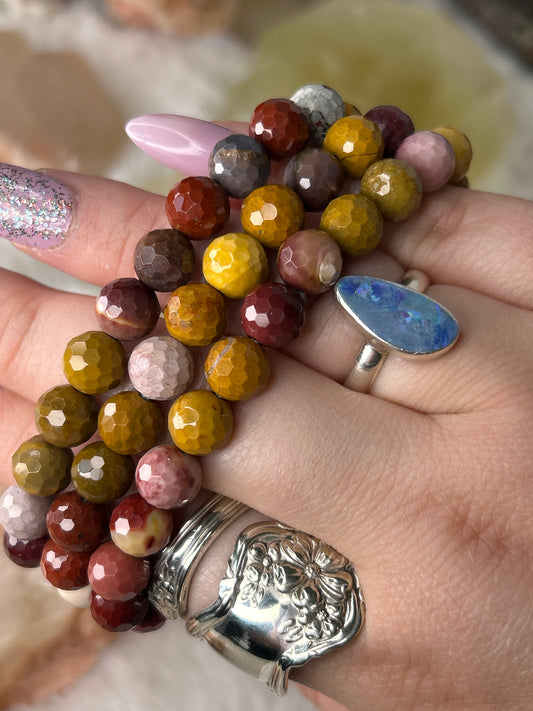 Faceted Mookaite Bracelet