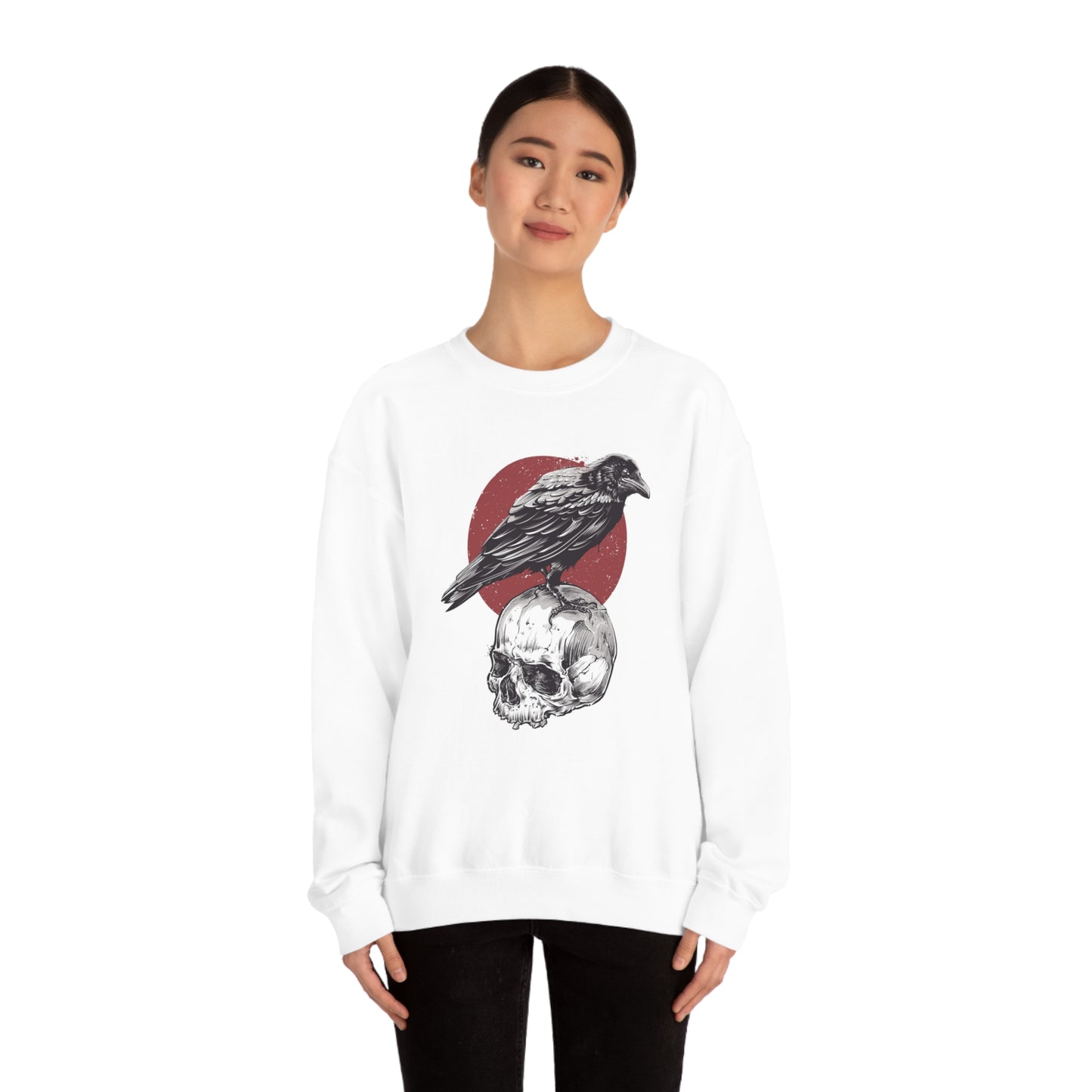 Raven & Skull Unisex Heavy Blend™ Crewneck Sweatshirt