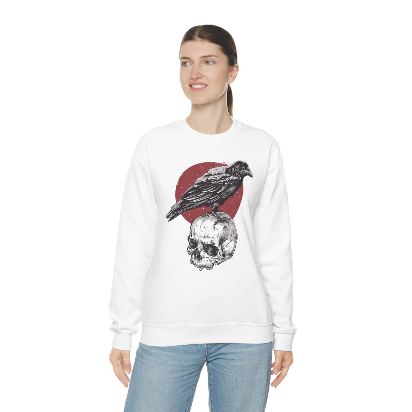 Raven & Skull Unisex Heavy Blend™ Crewneck Sweatshirt