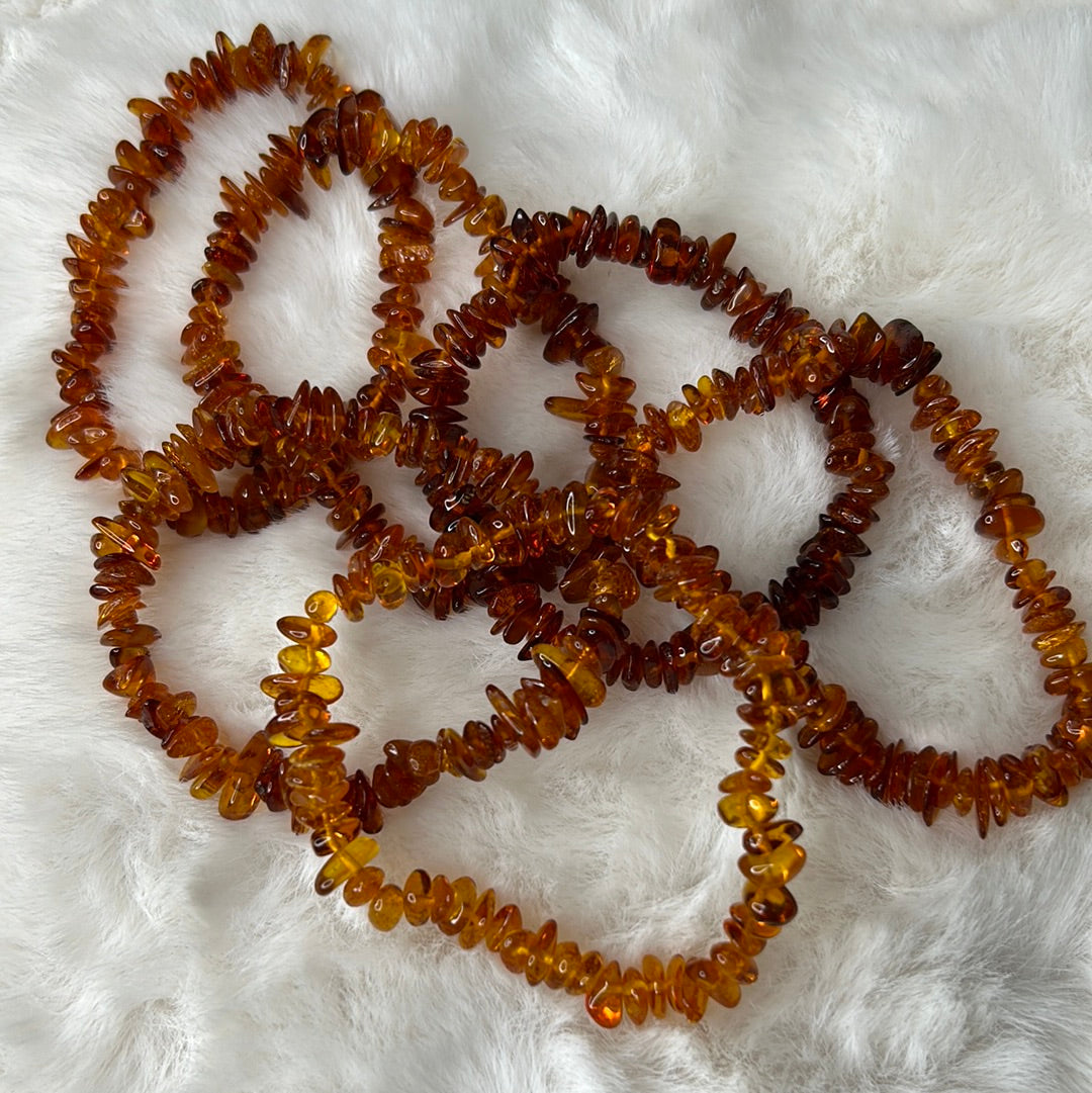 Amber Chip Bracelet