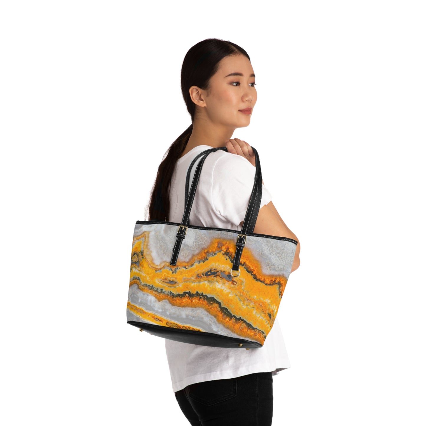 Bumblebee Jasper Leather Shoulder Bag