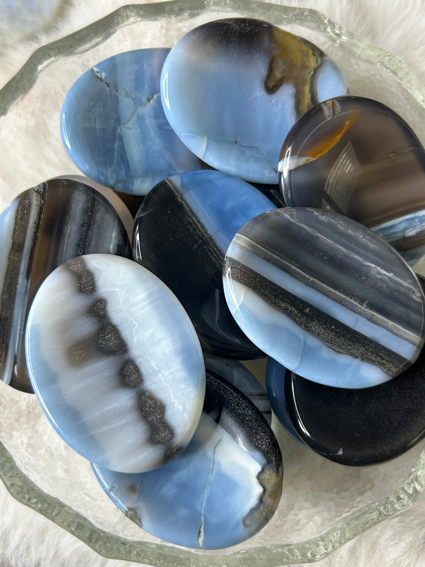 Owyhee Blue Opal Worry Stone