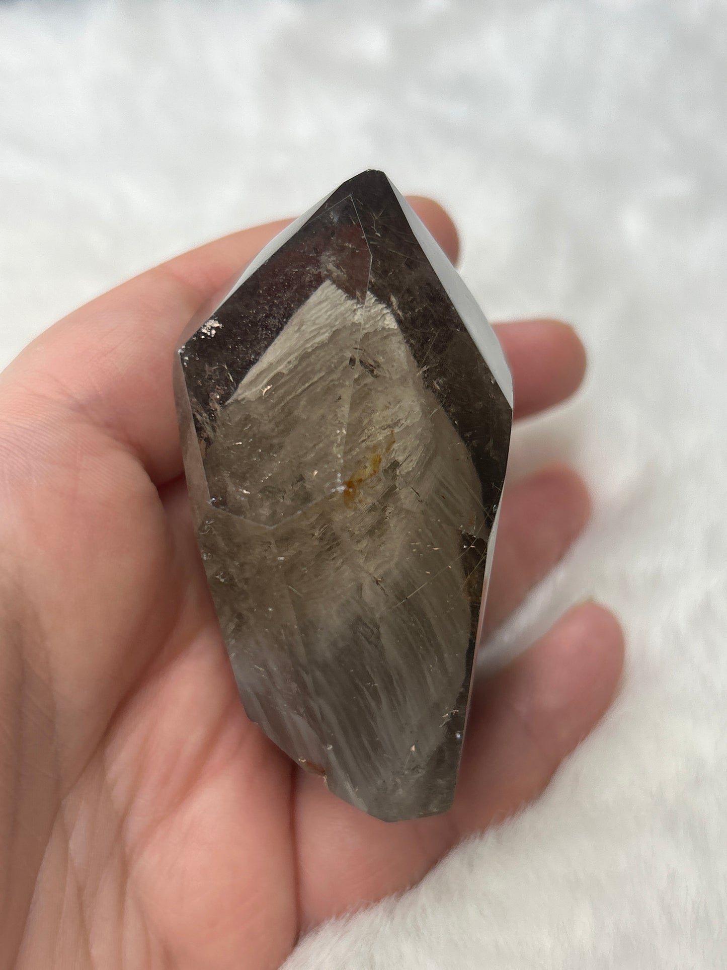 Smokey Garden Quartz with Rutile!