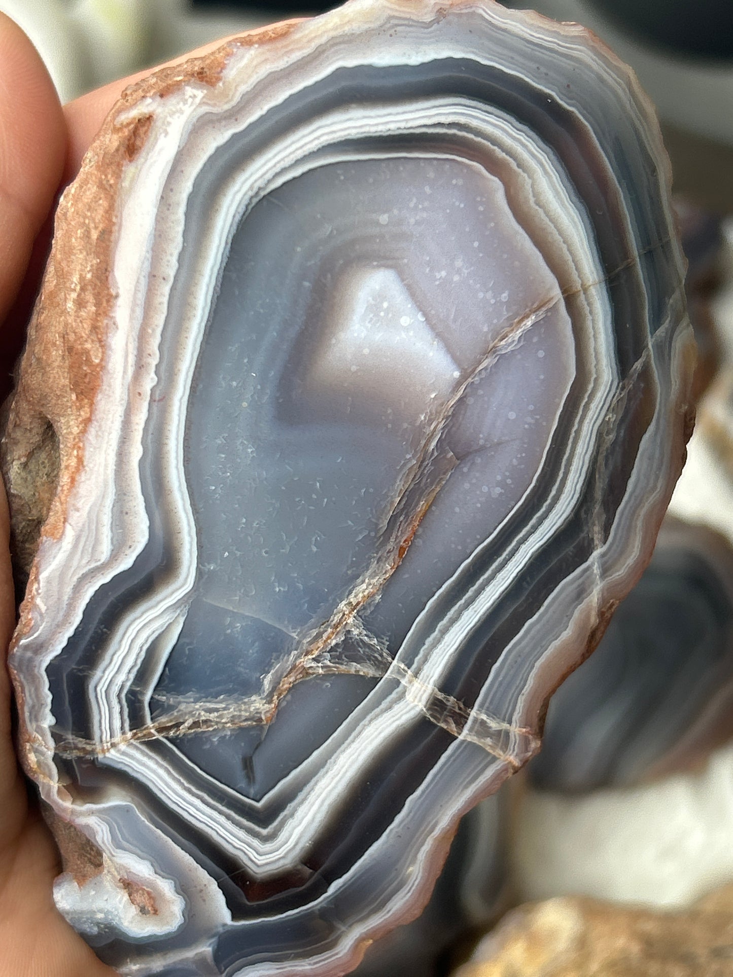 Red Sashe River Agate - Zimbabwe