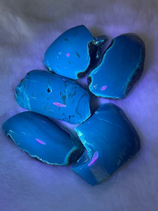 Indonesian Blue Amber Lense