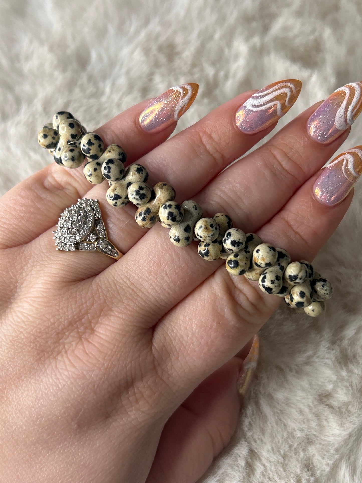 Dalmation Jasper Bracelet