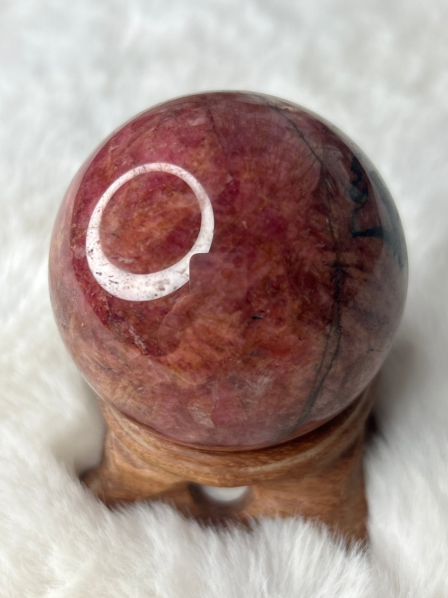 Thulite Sphere