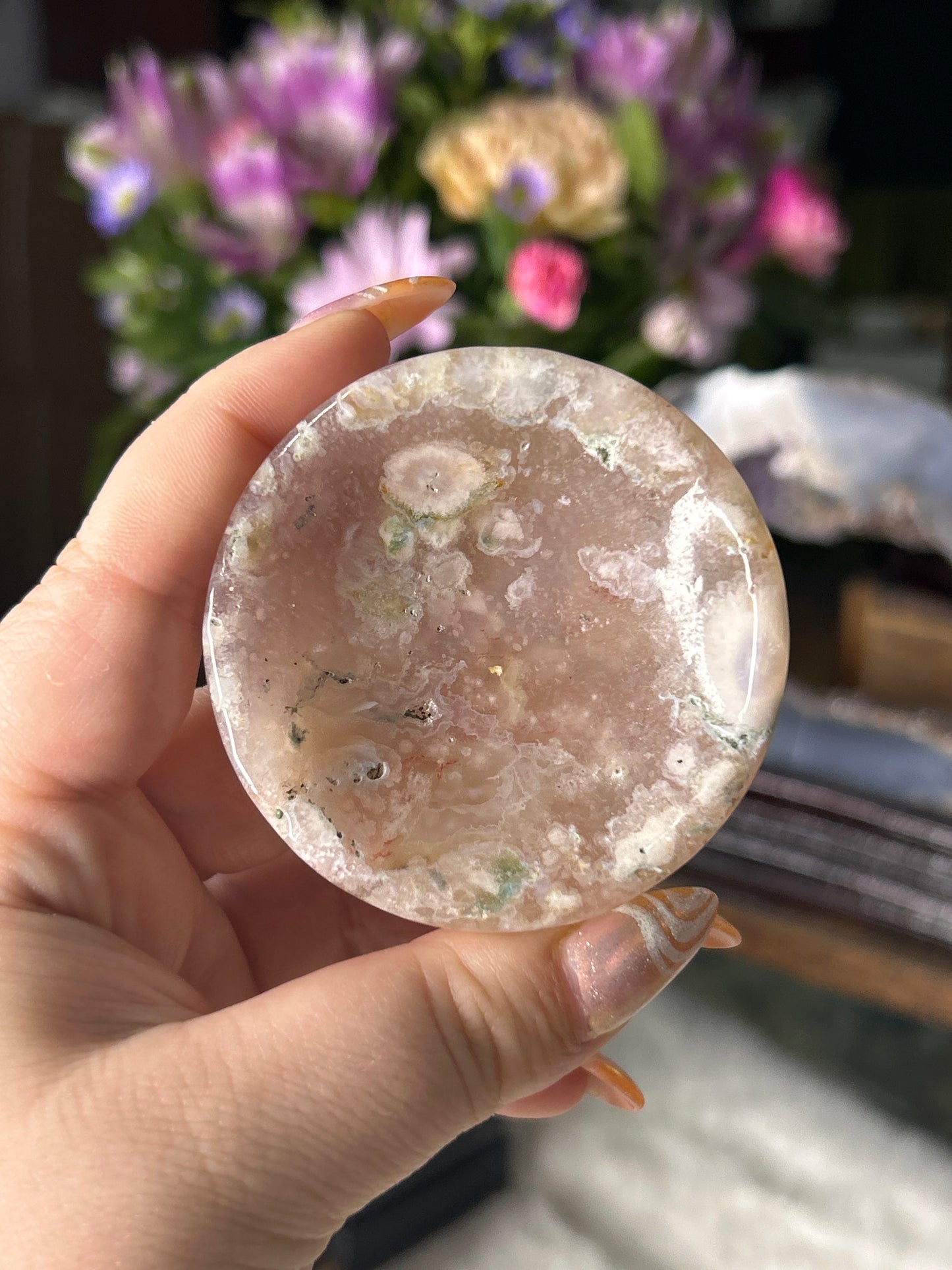 Flower Agate Bowl