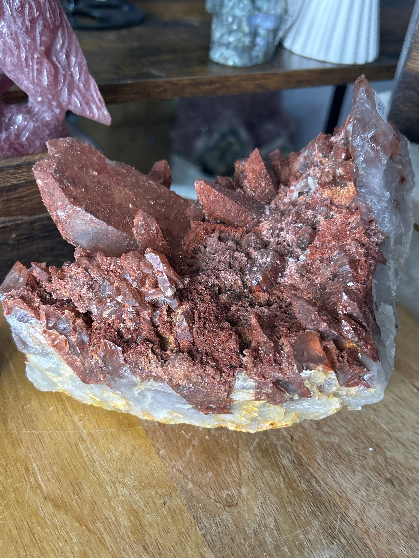 XL Statement Hematoid Quartz Cluster