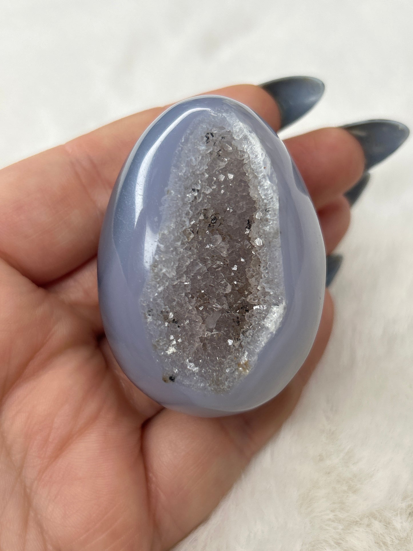 Druzy Agate Egg