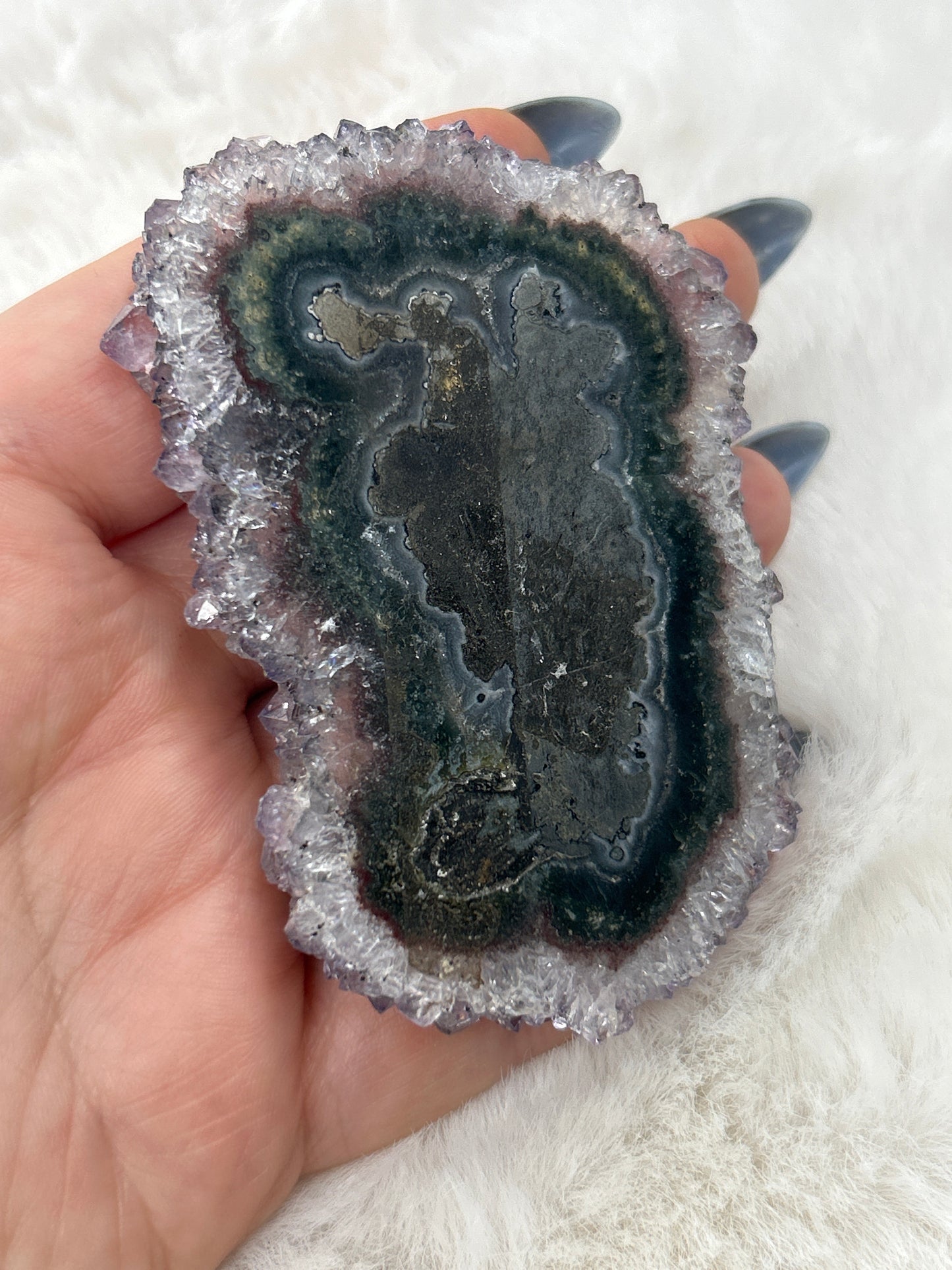 Amethyst Stalactite on Stand