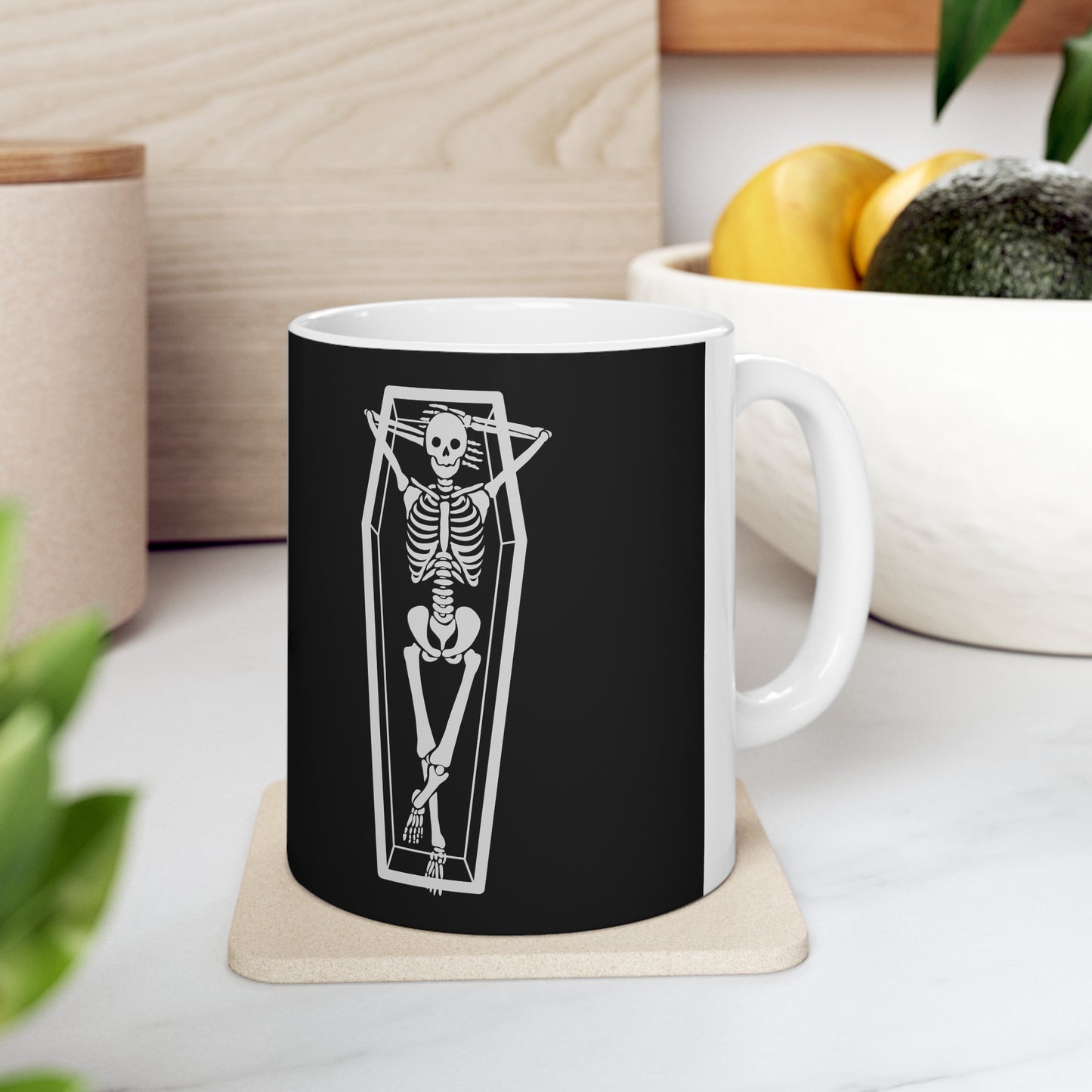 Coffin Ceramic Mug 11oz