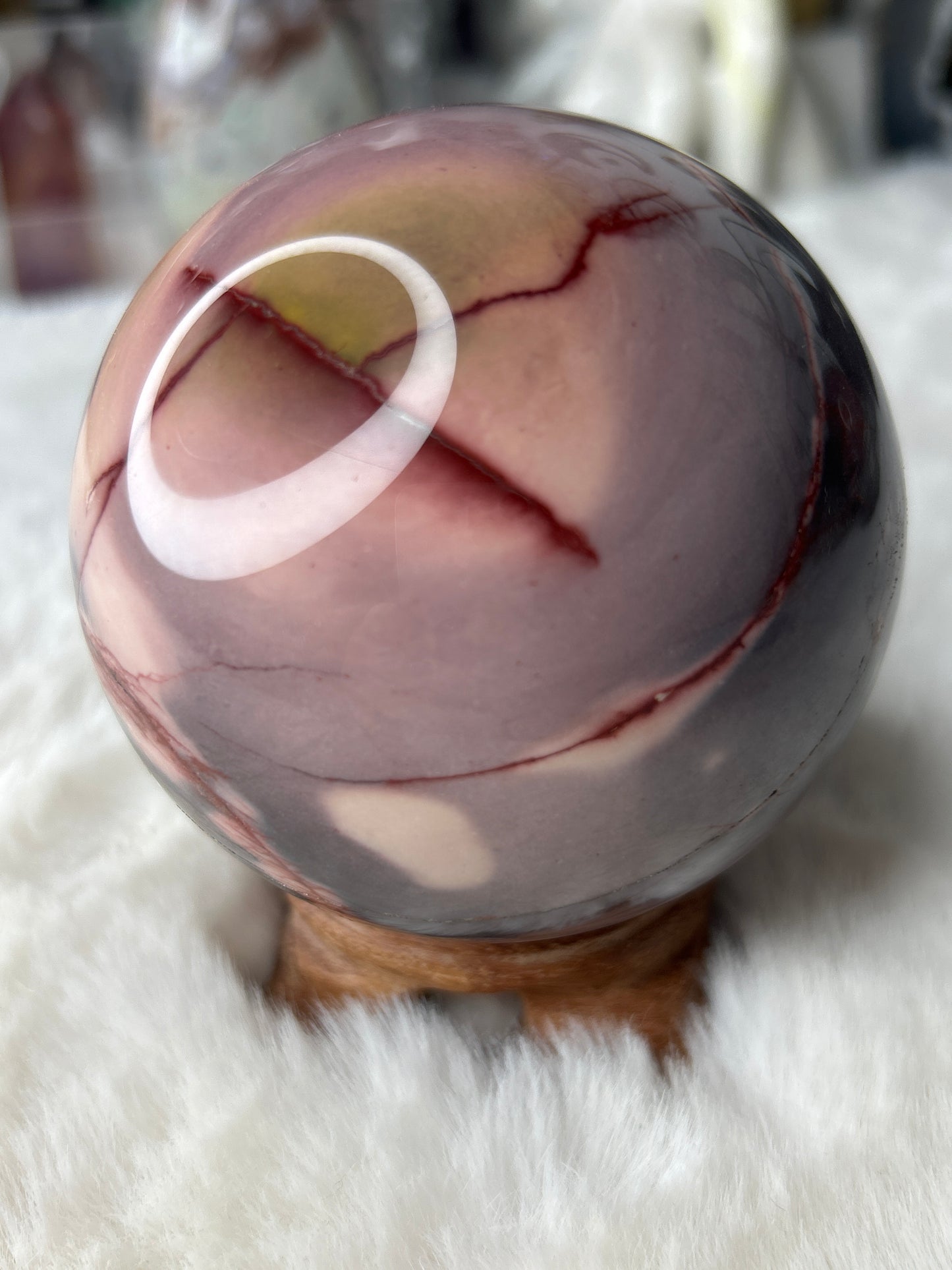 Purple Mookaite Sphere