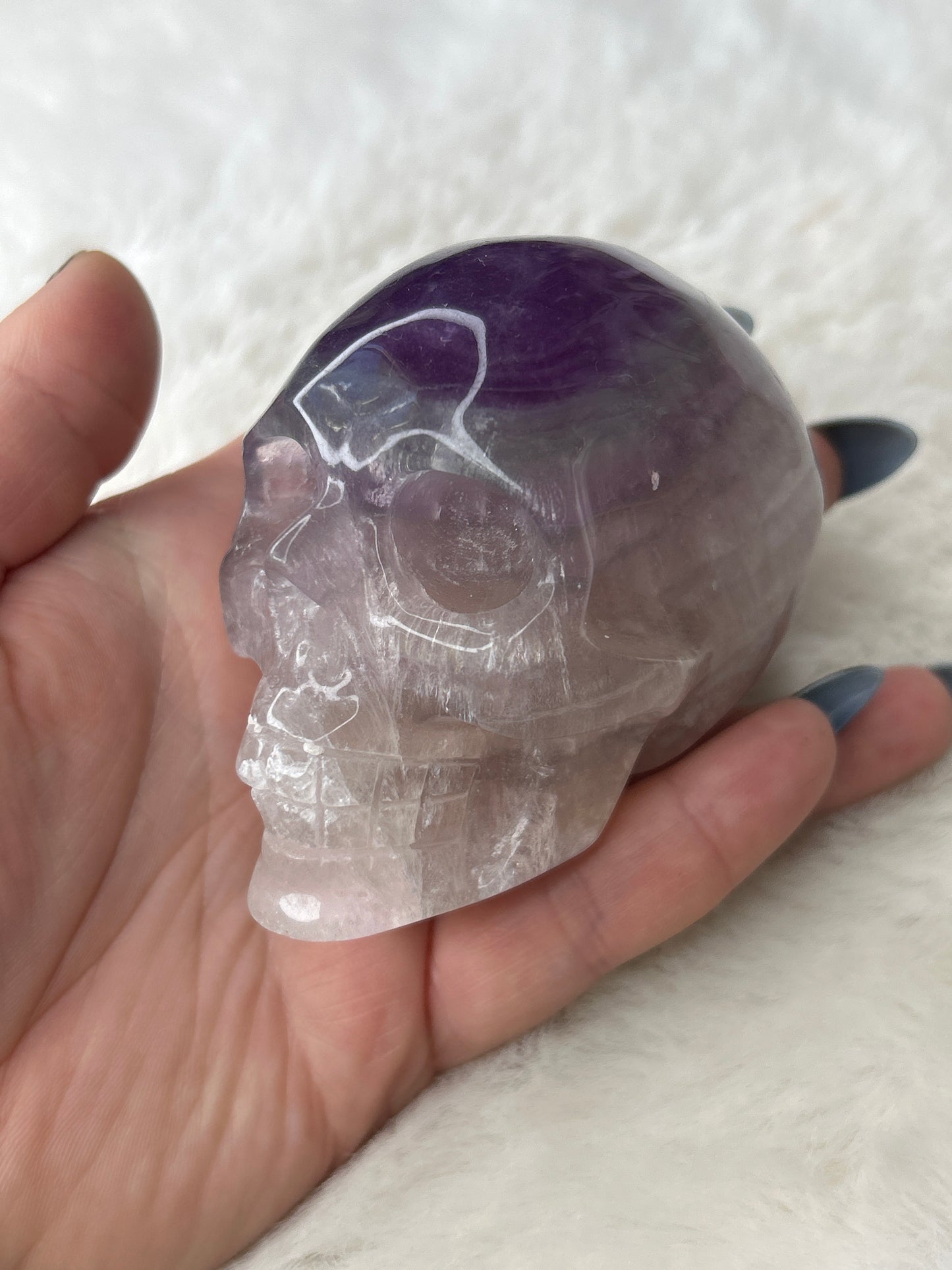 Fluorite Skull