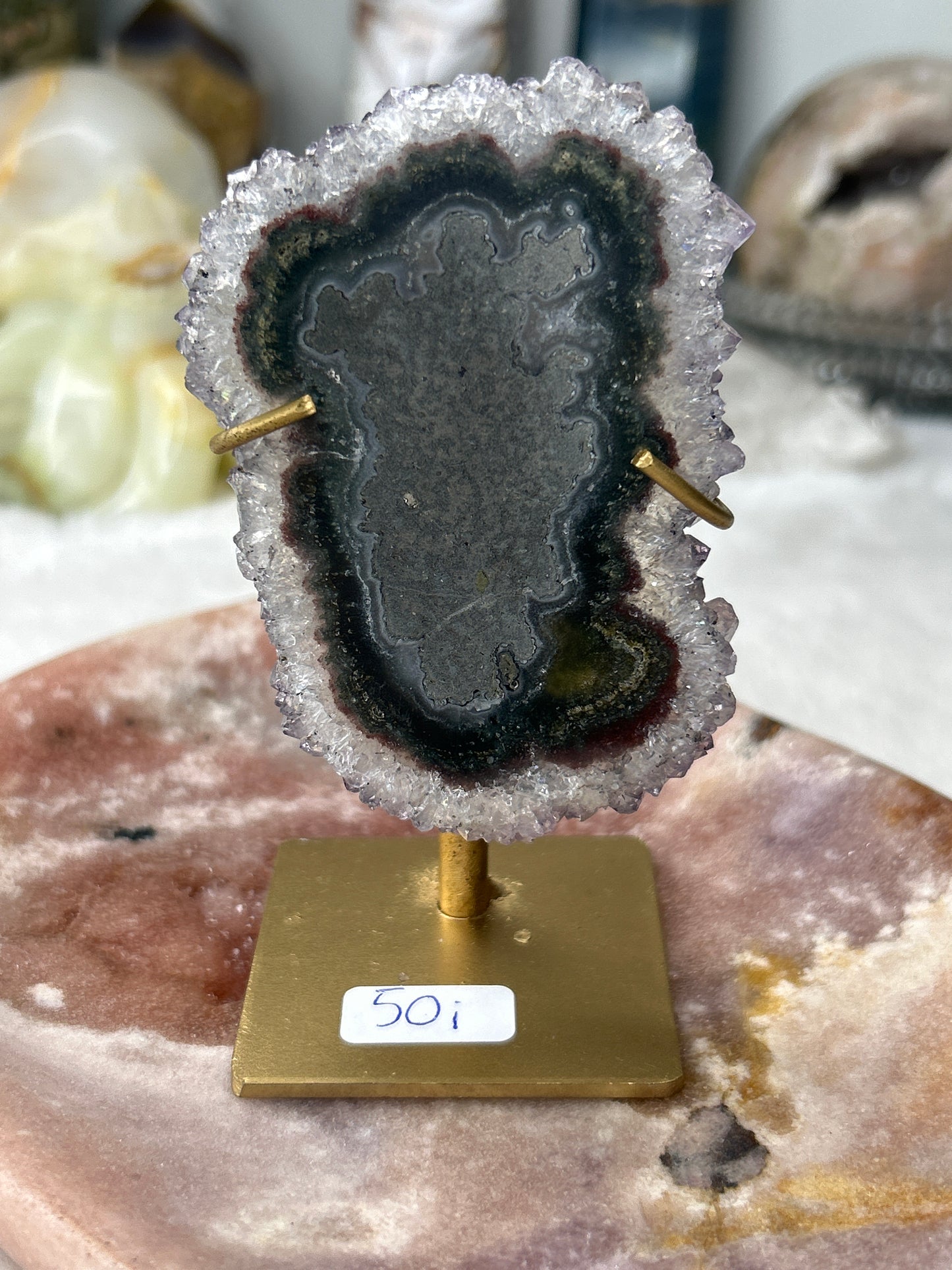 Amethyst Stalactite on Stand