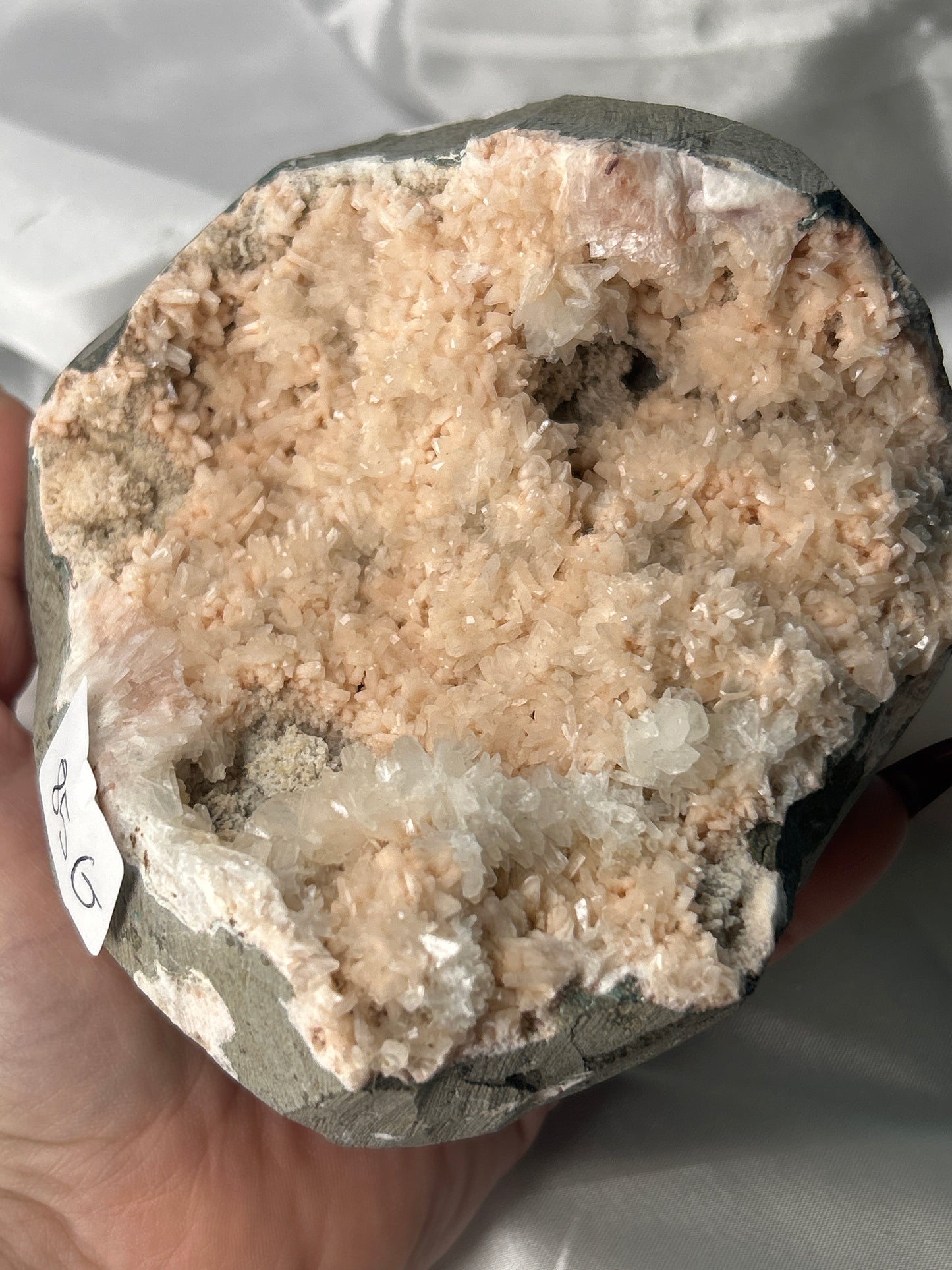 Heulandite with Calcite