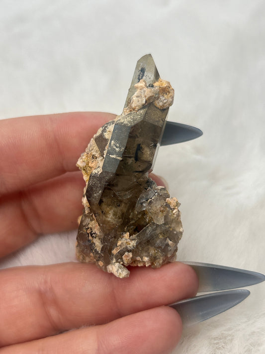 Smokey Quartz on Matrix