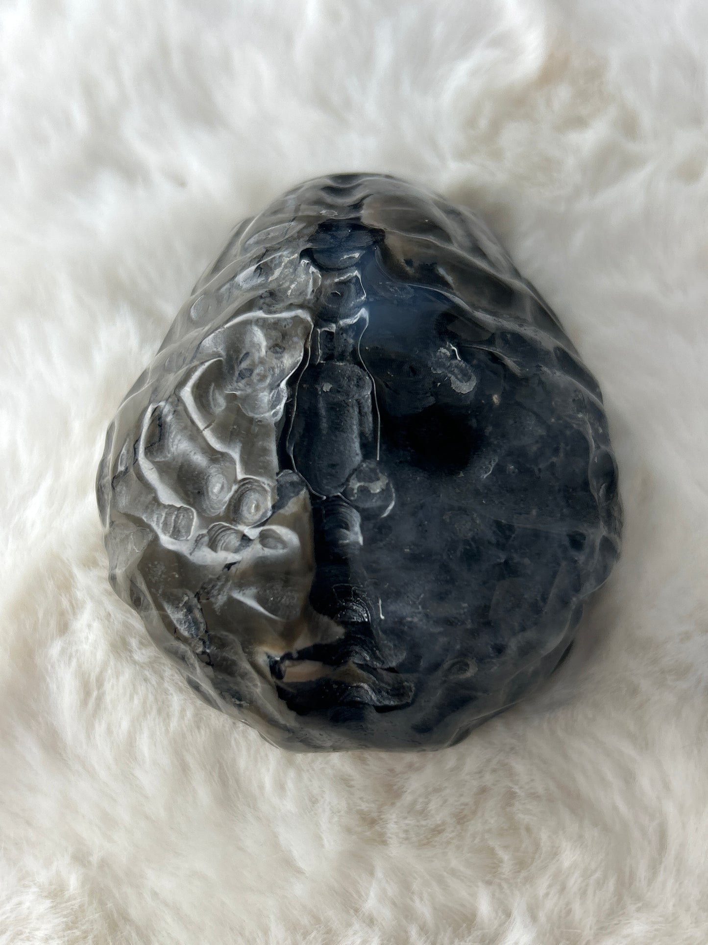 Volcano Agate Brain Carving