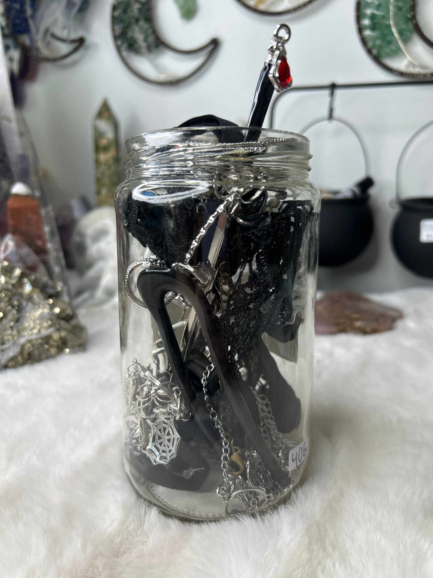 Gothic Mystery Jewelry Jar