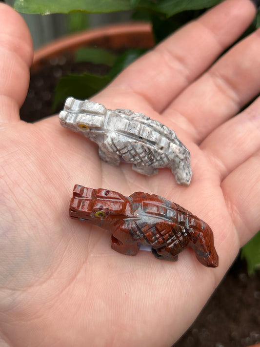 Soapstone Crocodile