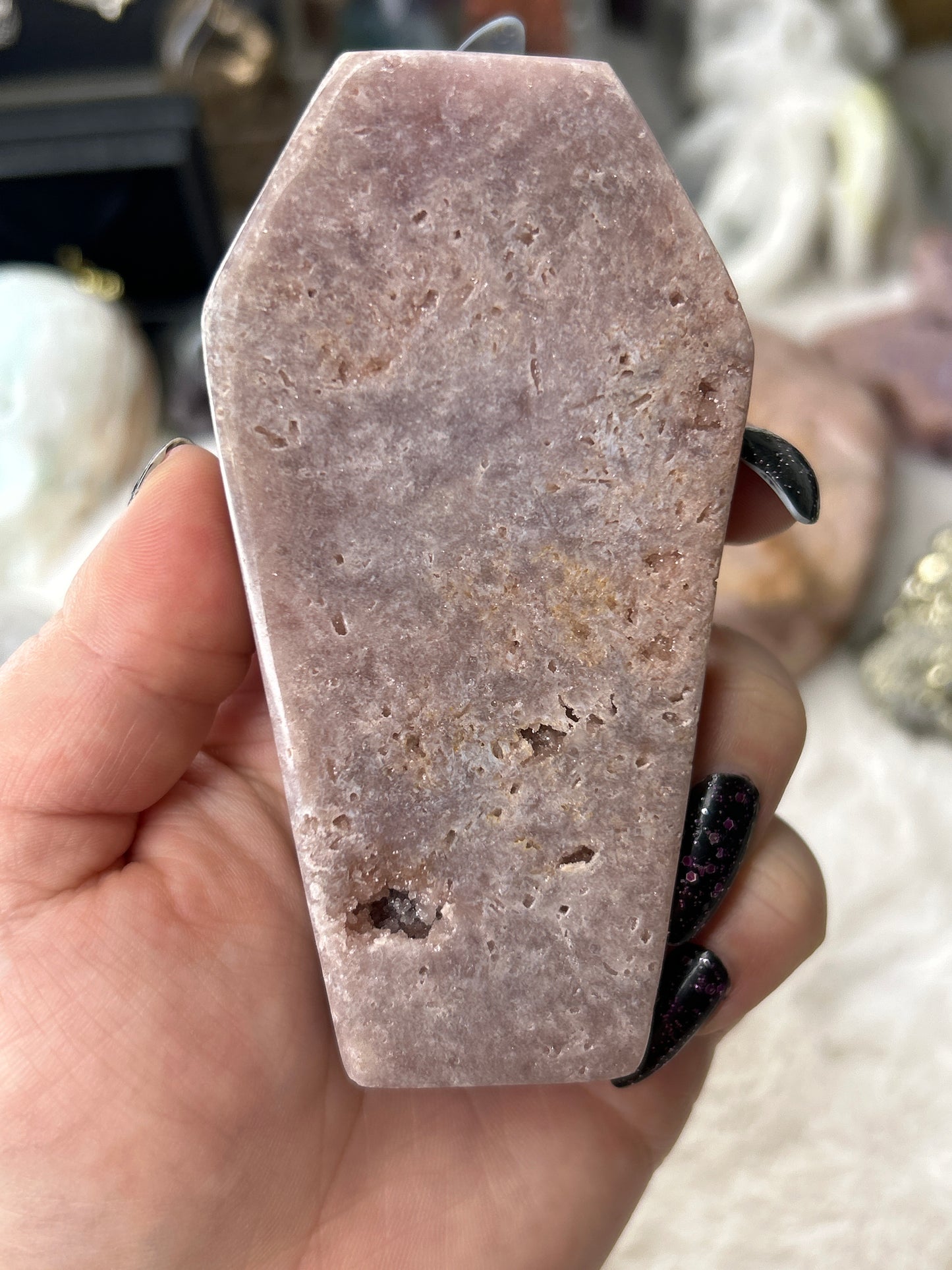 Pink Amethyst Coffin