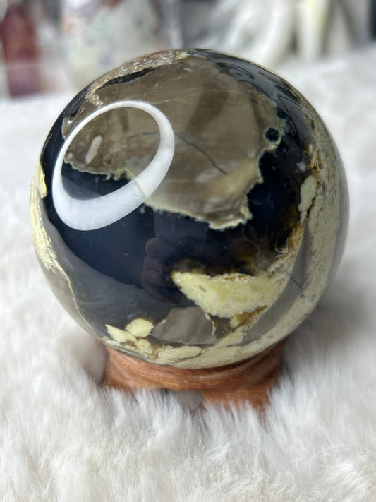 Volcano Agate Sphere