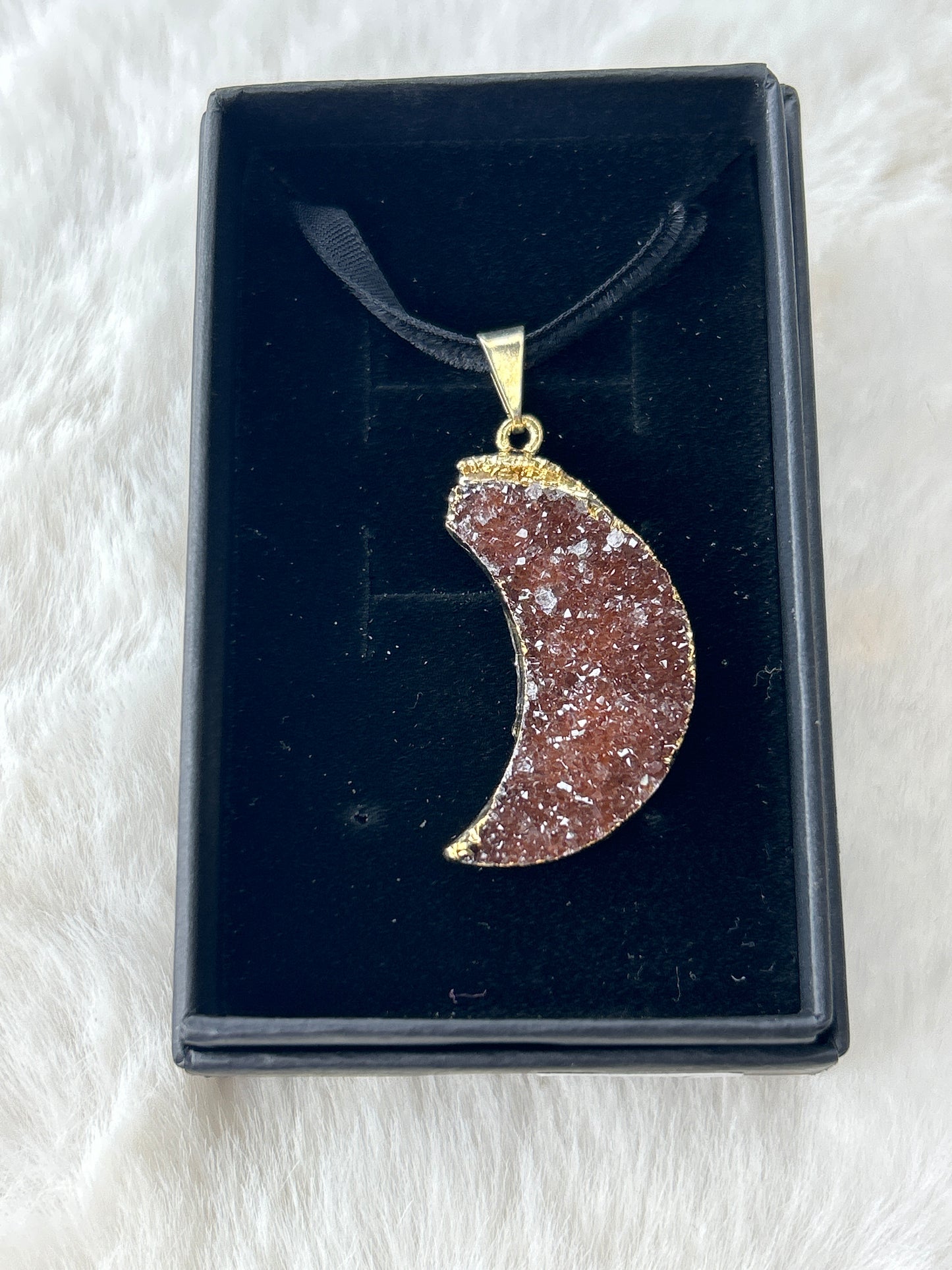 Amethyst Moon Necklace