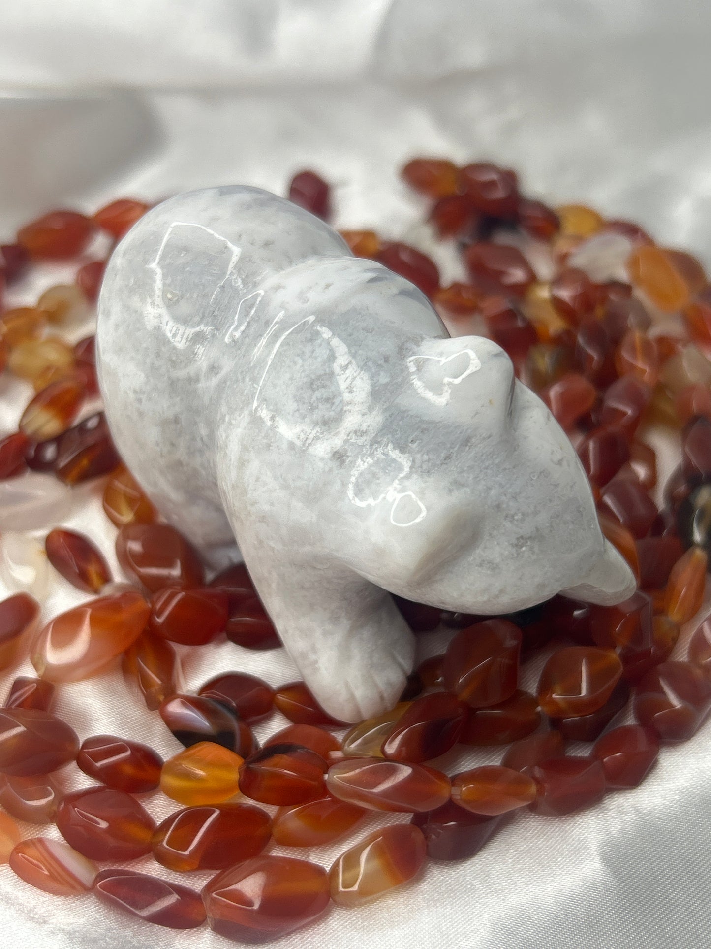 Snow Agate Polar Bear