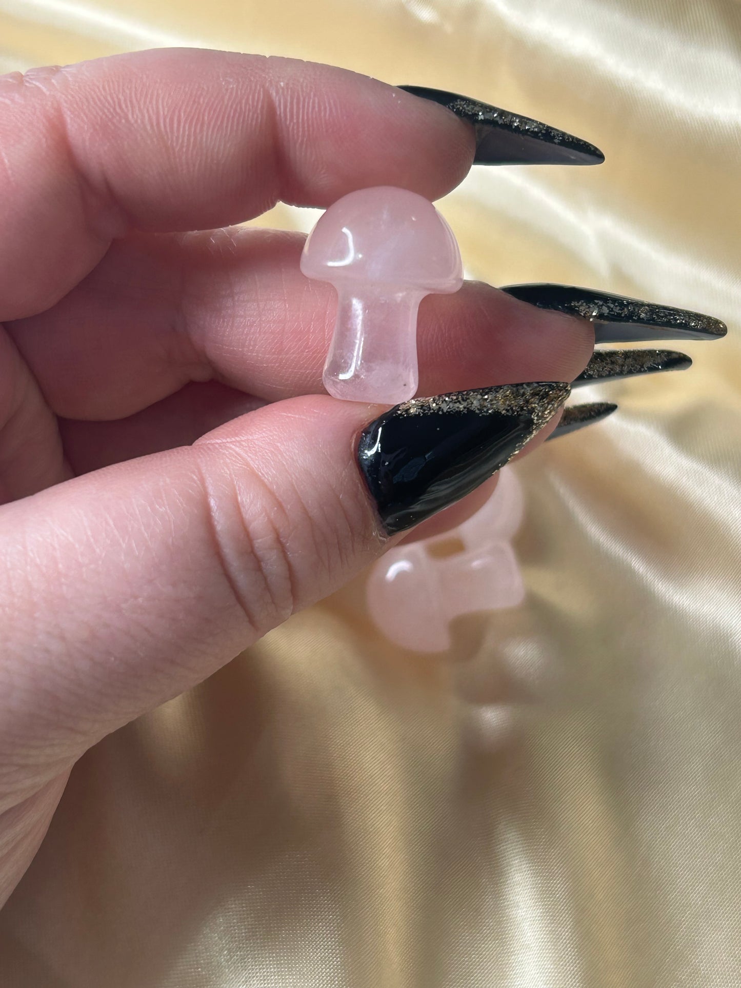 Rose Quartz Mushroom