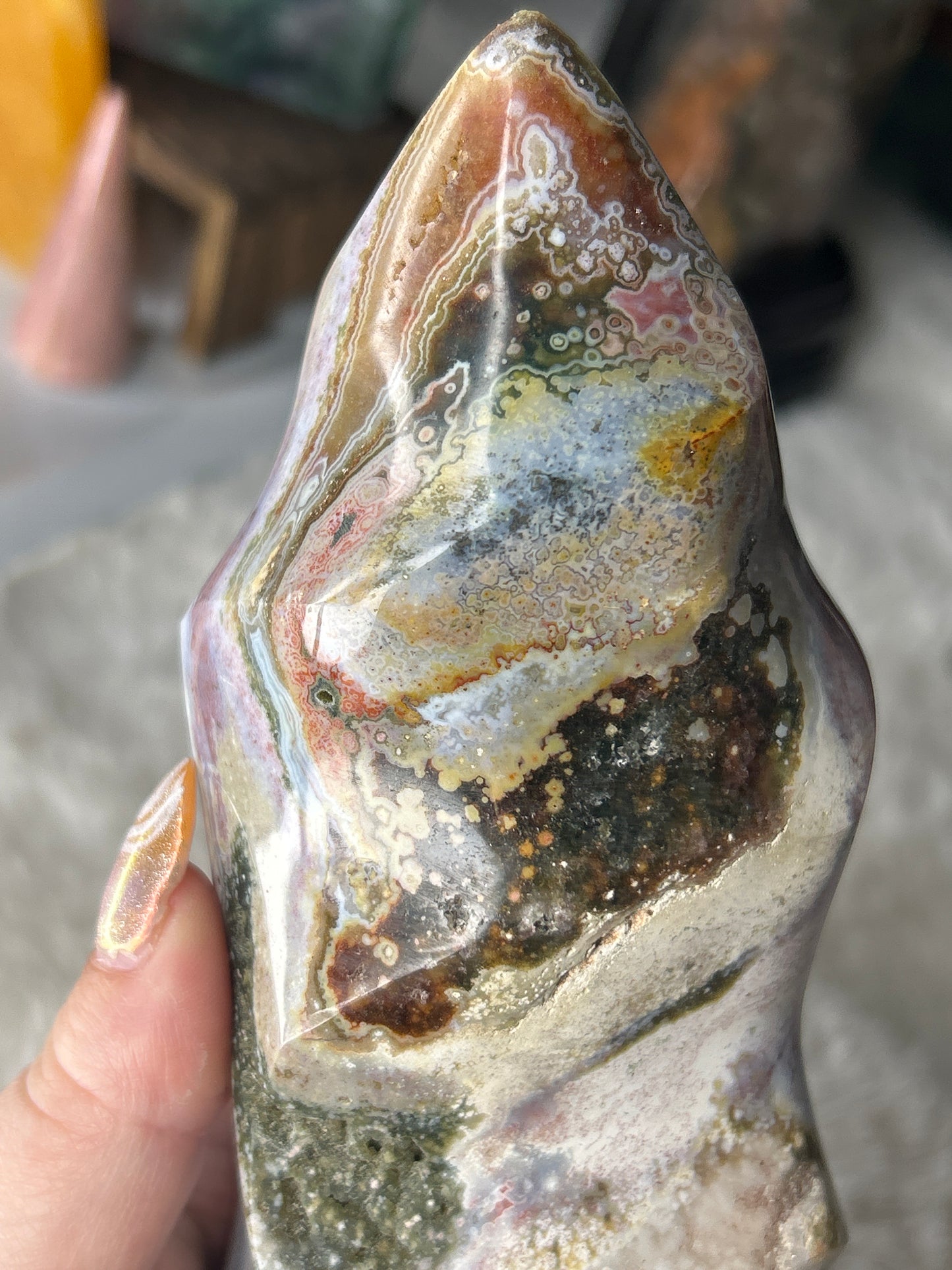 Imperfect Ocean Jasper Flame