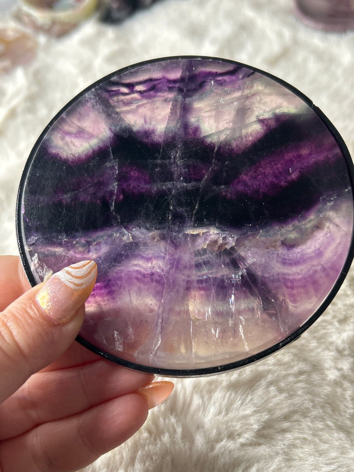 Fluorite Spinning Table