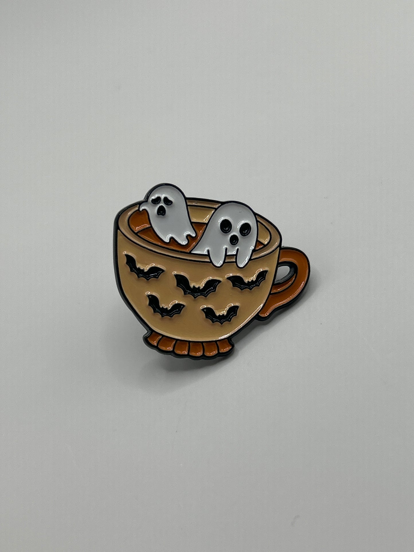 Ghost Teacup Pin