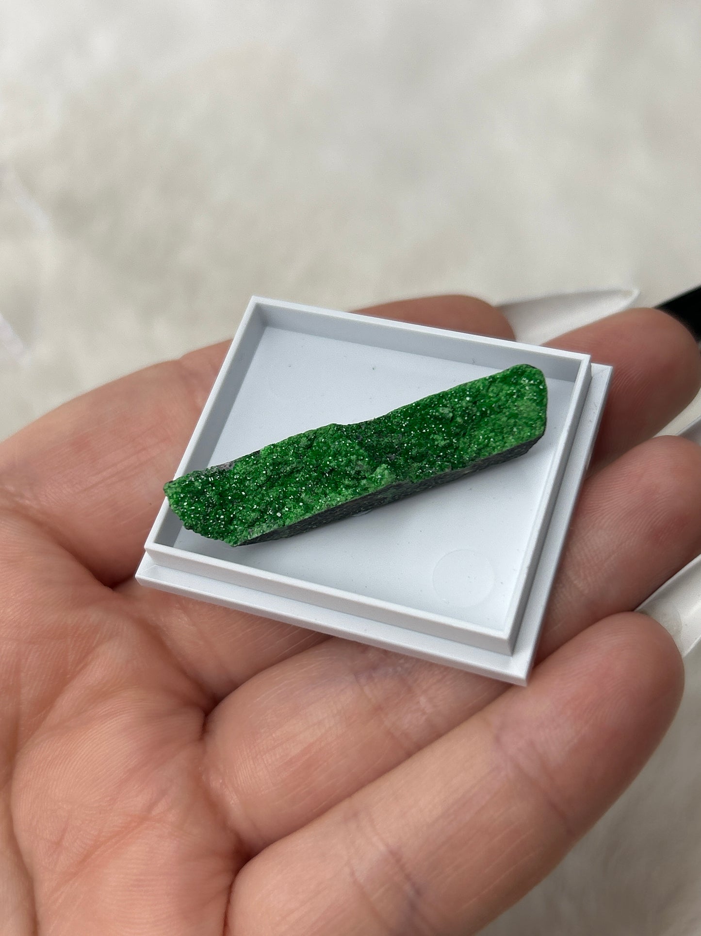 Rare Uvarovite (Green Garnet)