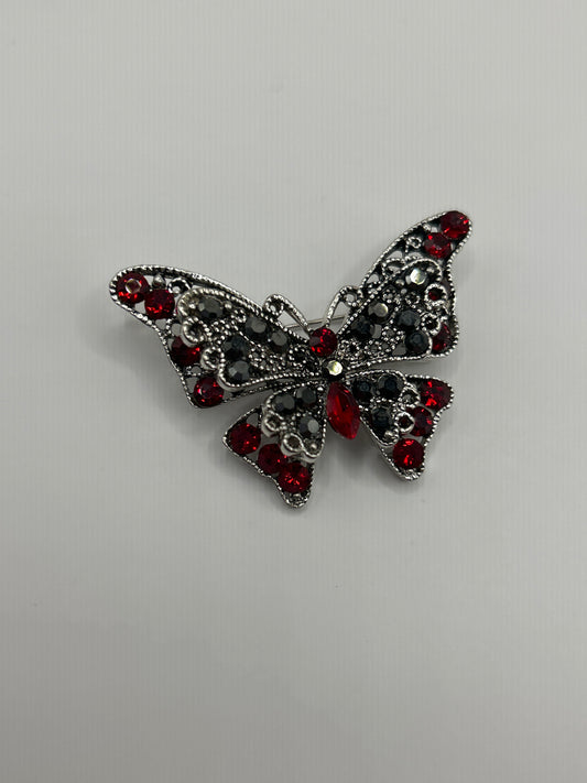 Red Butterfly Brooch