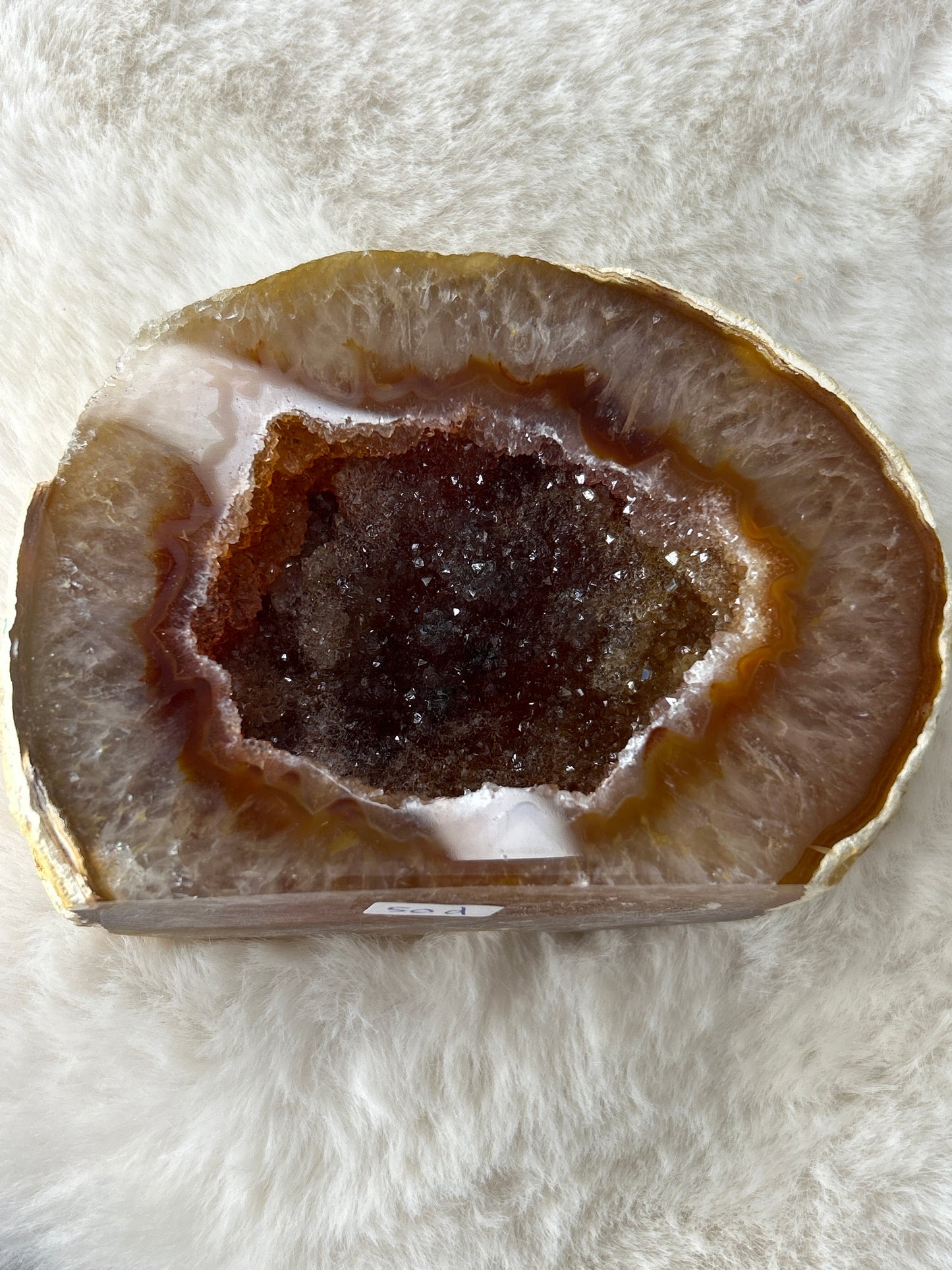 Druzy Agate Cut Base