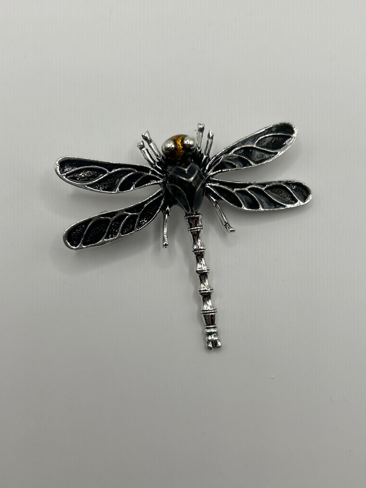 Enamel Dragonfly Brooch