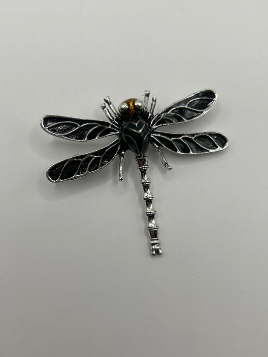Enamel Dragonfly Brooch