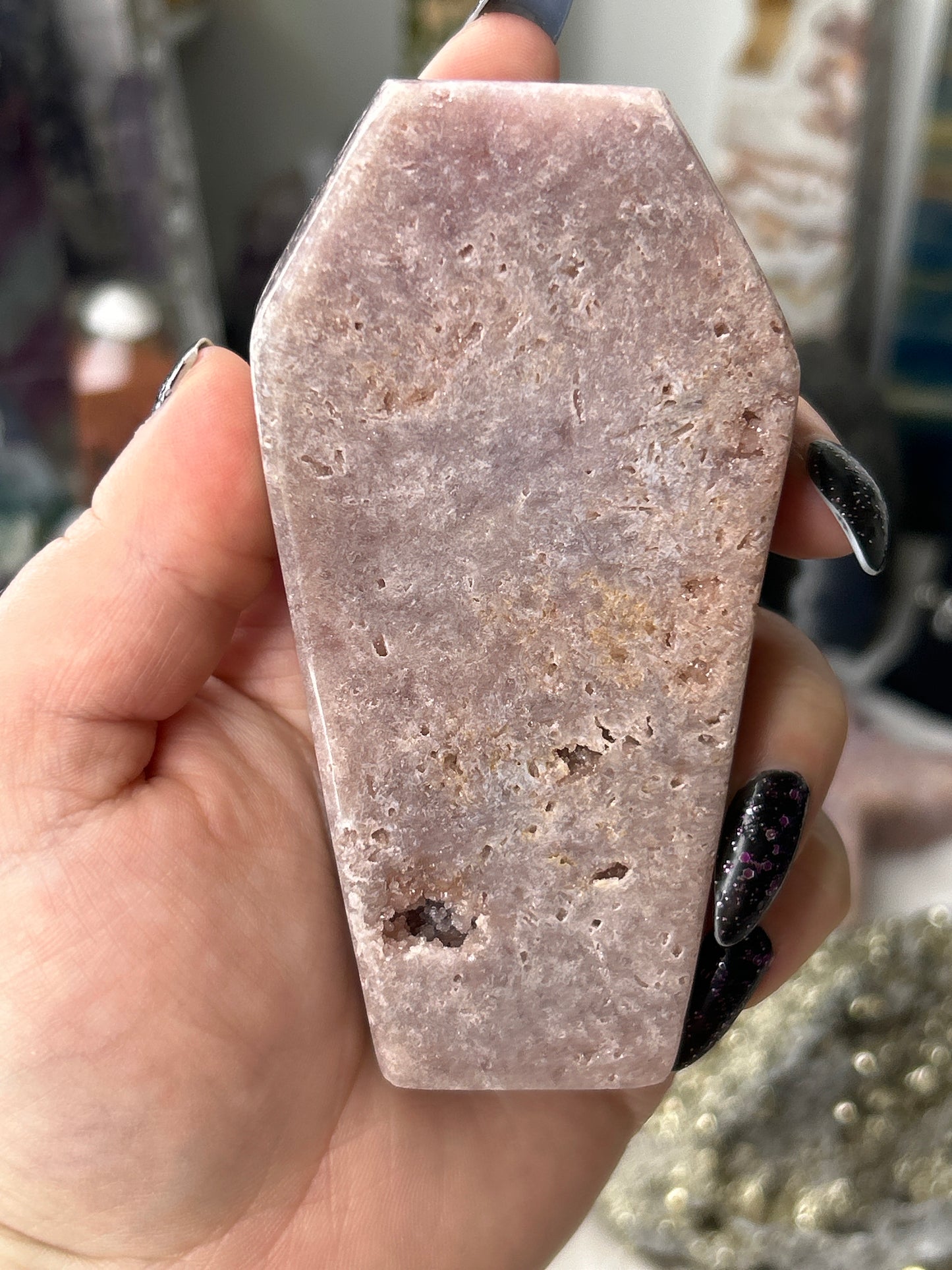 Pink Amethyst Coffin