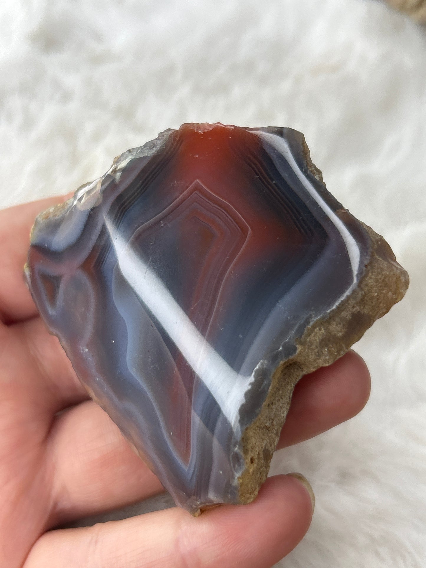 Red Sashe River Agate - Zimbabwe