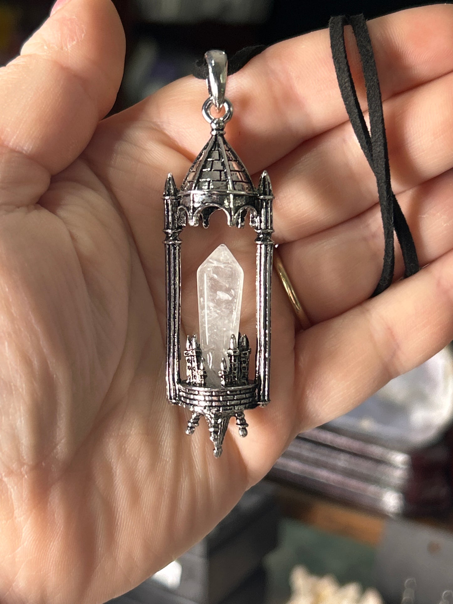 Quartz Gothic Necklace