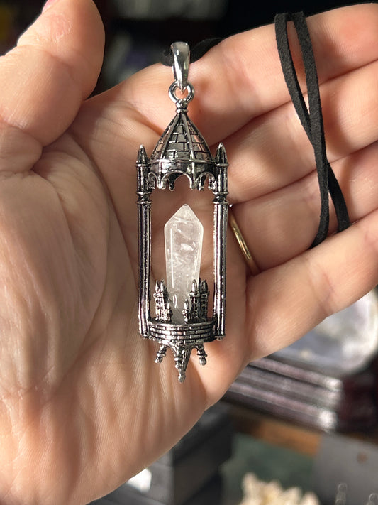 Quartz Gothic Necklace