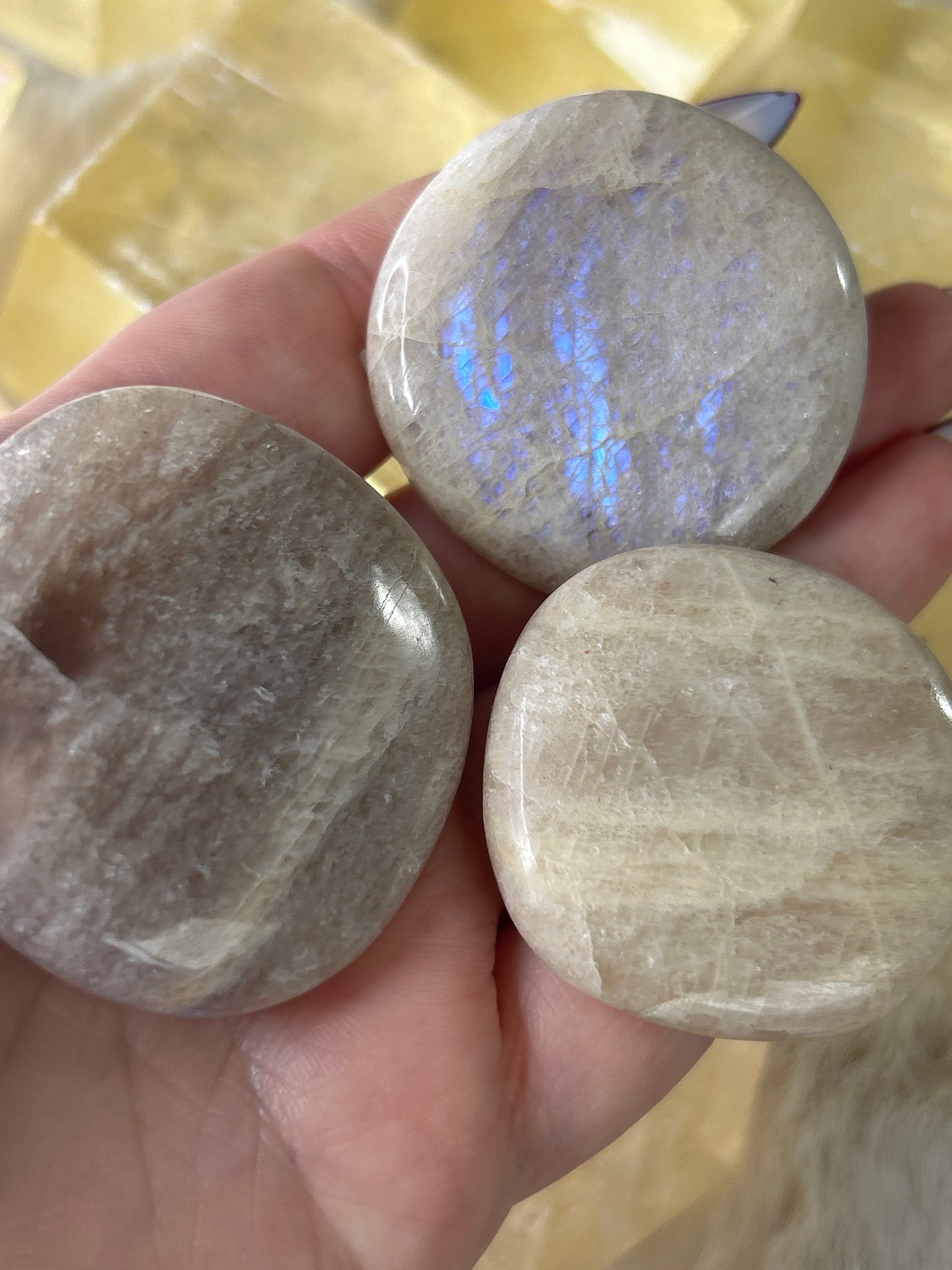 Moonstone Flat Stone